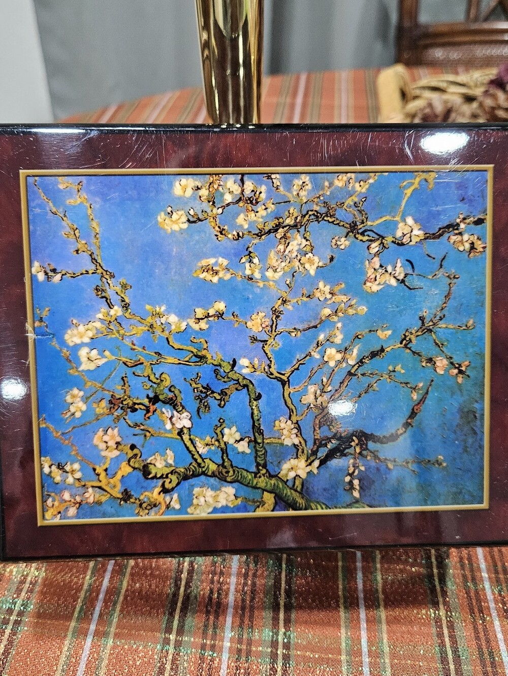 San Francisco Music Box Co Van Gogh Almond Blossoms Jewelry Box Wood Lacquered